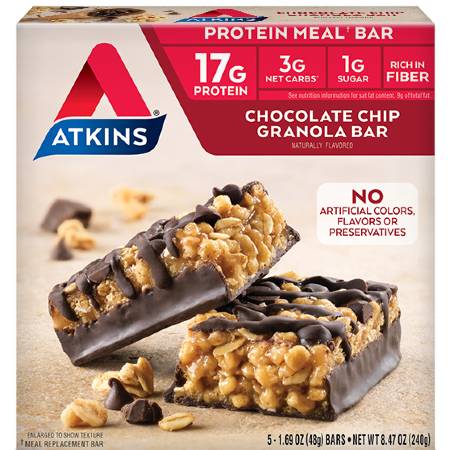 Atkins Protein Bar - Chocolate Chip Granola
