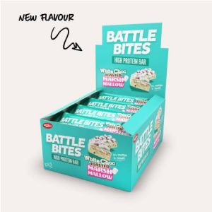 Battle Bites Protein Bar - White Chocolate Toasted Marshmallow Box of 12