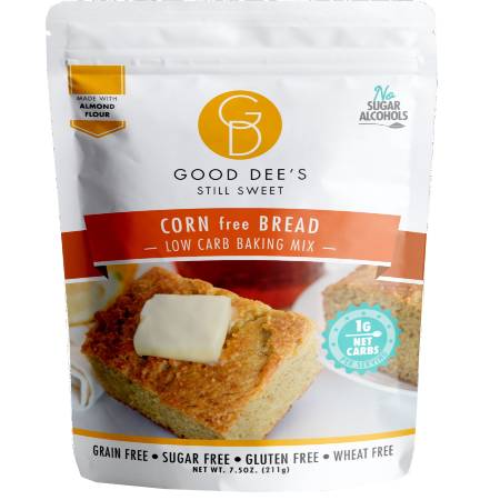 Good Dee's Still Sweet Corn Free Low Carb Bread Mix 211g, is suitable for phase 1 and 2
