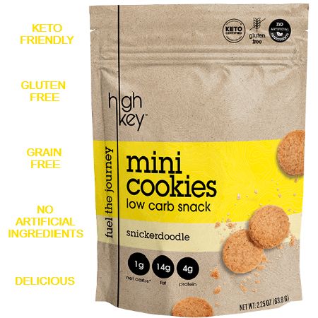 High Key Low Carb Mini Cookies Snickerdoodle 56.6g, is suitable for phase 1 and 2