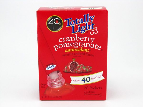 4C Tottaly light to go drink mix - Cranberry pomegranate front of box image