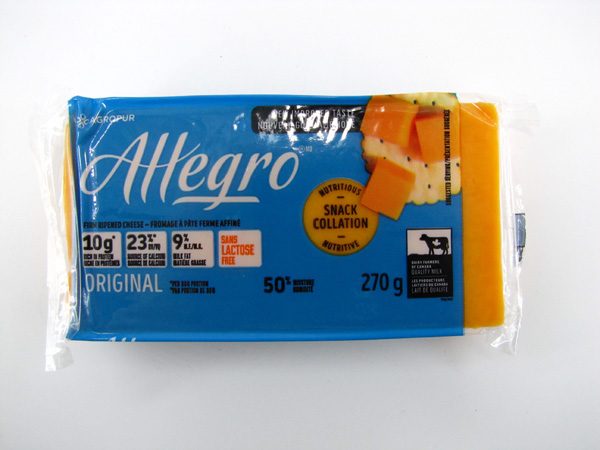 Allegro Cheese - Original Coloured front image