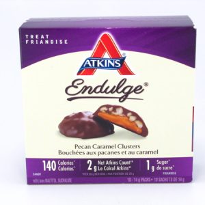 Atkins Endulge Pecan Caramel Clusters front of box image