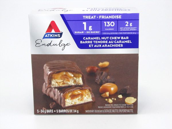Atkins Endulge - Caramel Nut Chew Bar front of box image