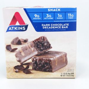 Atkins Dark Chocolate Decadence Bar front of box image