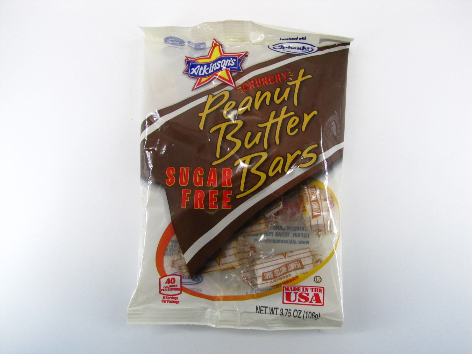 Atkinson's - Peanut butter bars front of bag image