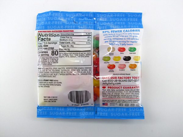 Jelly Belly Assorted - back view