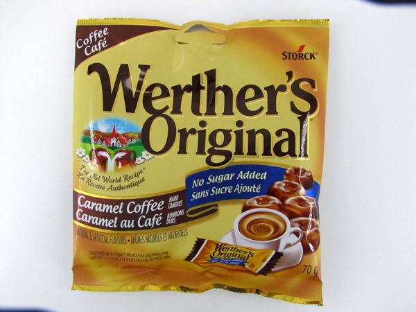 Werther's Caramel Coffee - front view