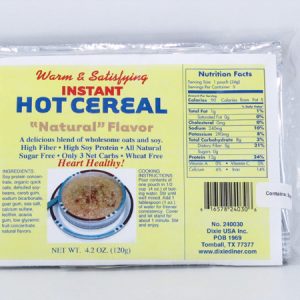 Hot Cereal - Natural Flavor - front view