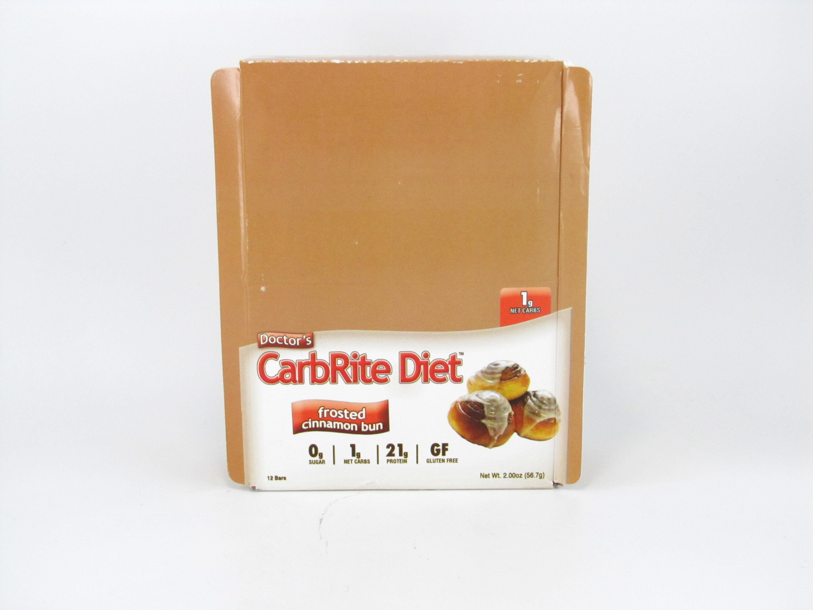 Doctor's CarbRite Diet - Frosted Cinnamon Bun - Box view