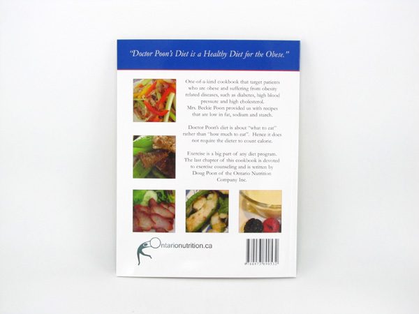 Dr Poons Metabolic Diet Cookbook - back cover