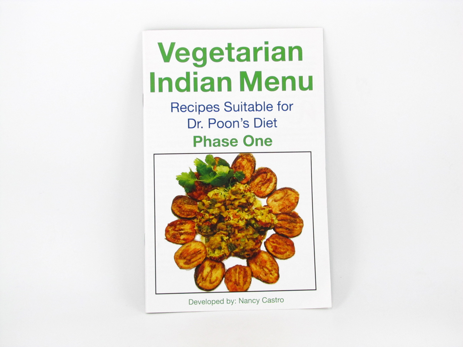 Nancy Menu Makeovers - Vegetarian Indian Menu Cook Book (Phase 1) - front cover