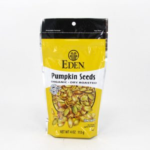 Eden Pumpkin Seeds - Dry Roasted - front view