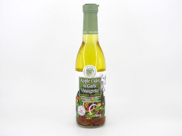 Apple Cider and Garlic Vinaigrette - front view