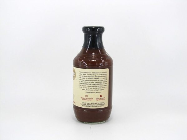 G Hughes BBQ Sauce - Hickory - side view