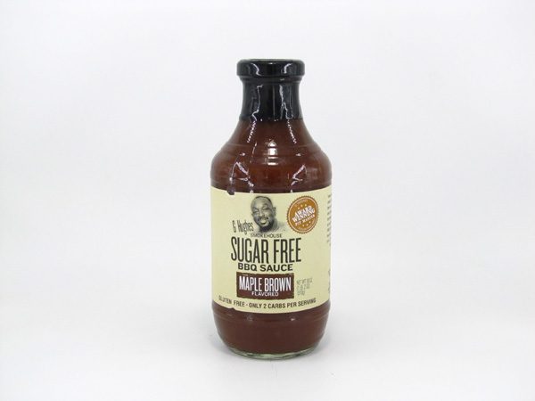 G Hughes BBQ Sauce - Maple Brown - front view