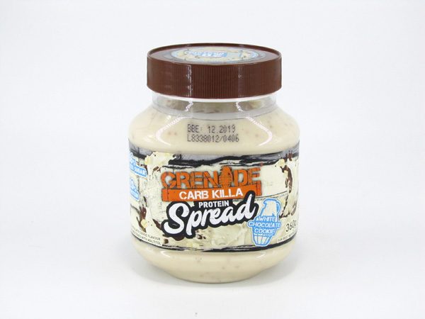 Grenade Carb Killa Protein Spread - White Chocolate Cookie - front view
