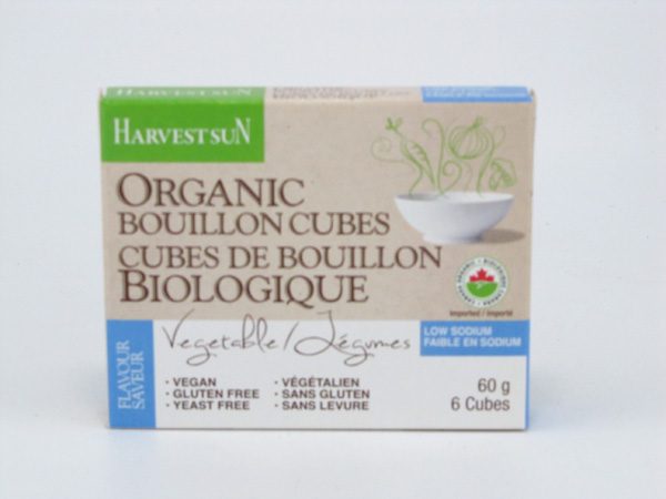 Organic Vegetable Bouillon Cubes - front view