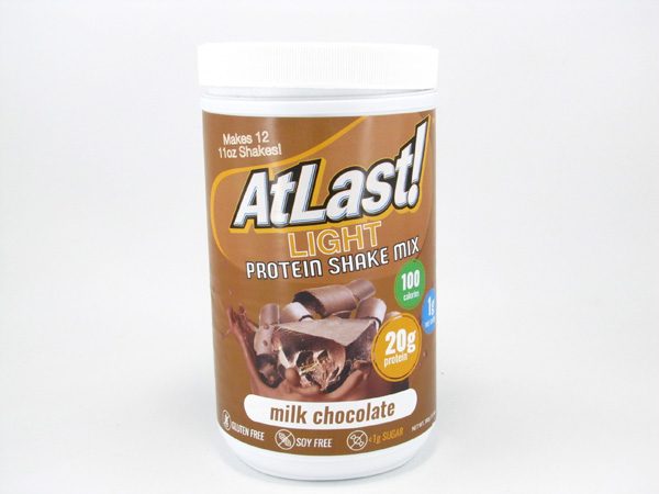 AtLast Light Protein Shake Mix - Milk Chocolate - front view