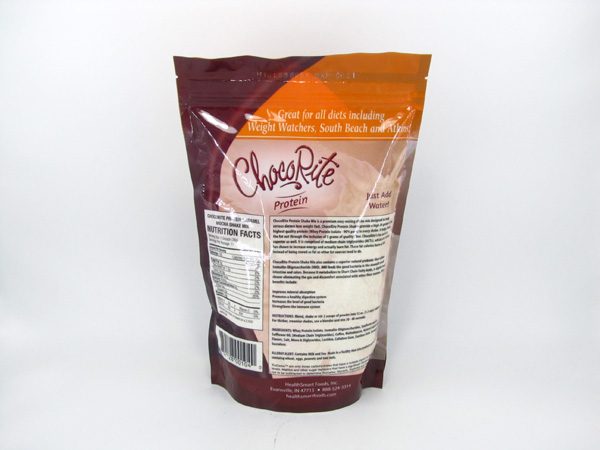 Chocorite Protein Shake (1lb) - Caramel Mocha - back view