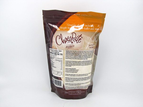 Chocorite Protein Shake (1lb)- Peanut Butter - back view