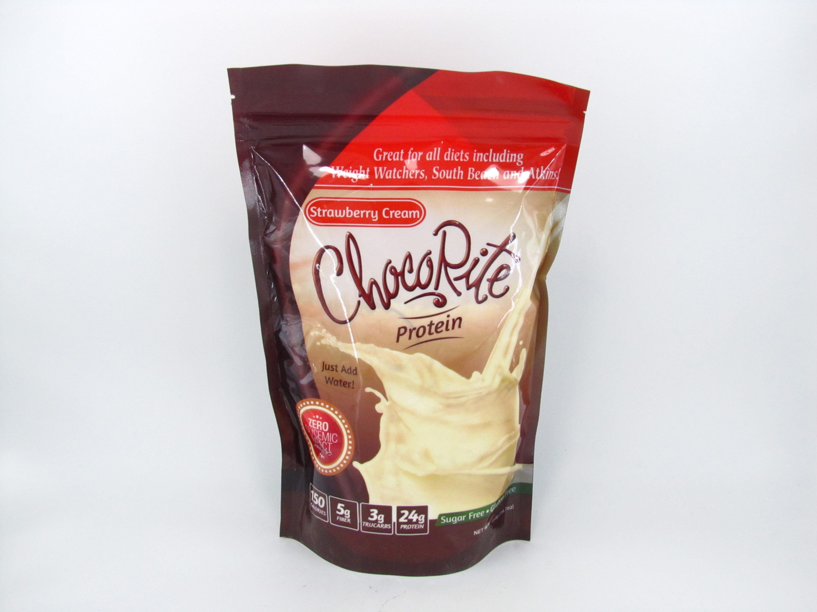 Chocorite Protein Shake (1lb)- Strawberry Cream - front view