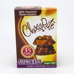 Healthsmart Chocorite Bar ( Value pack ) - Milk Chocolate Pecan Clusters- front view