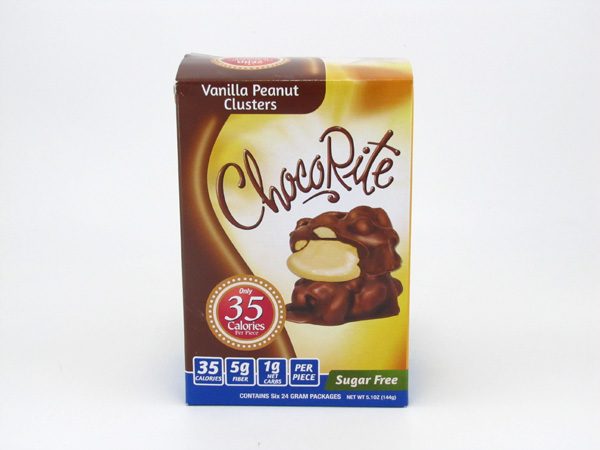 Healthsmart Chocorite Bar ( Value pack ) Vanilla Peanut Clusters - front view
