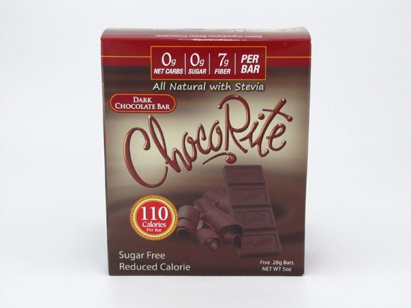 Chocorite Bar (Five 28g ) - Dark Chocolate - front view