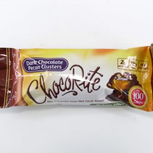 Chocorite Bar (32g) - Dark Chocolate Pecan Cluster - front view