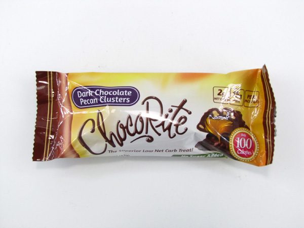 Chocorite Bar (32g) - Dark Chocolate Pecan Cluster - front view