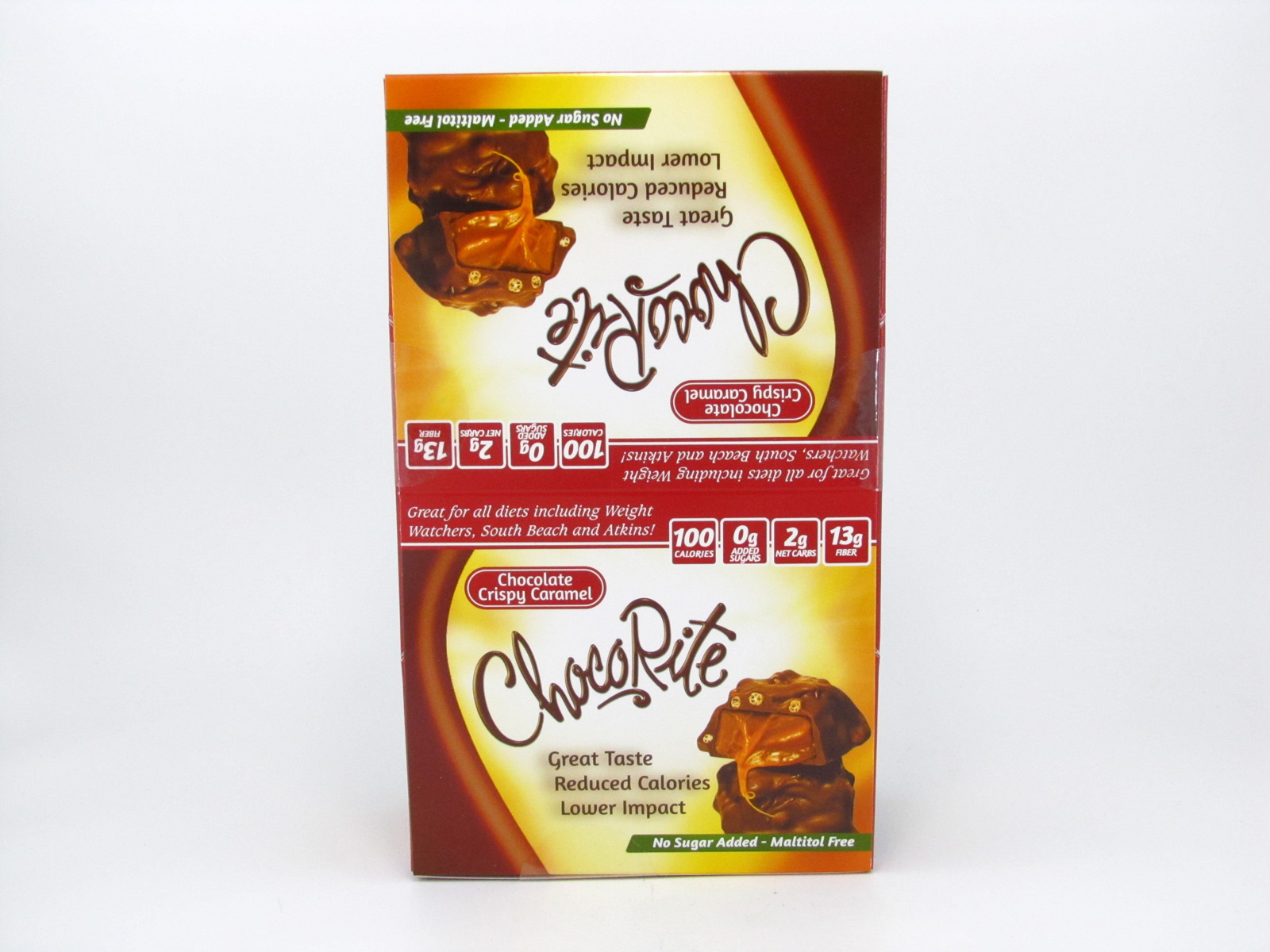 Chocorite Bar (32g) - Chocolate Crispy Caramel Box of 16 - front view