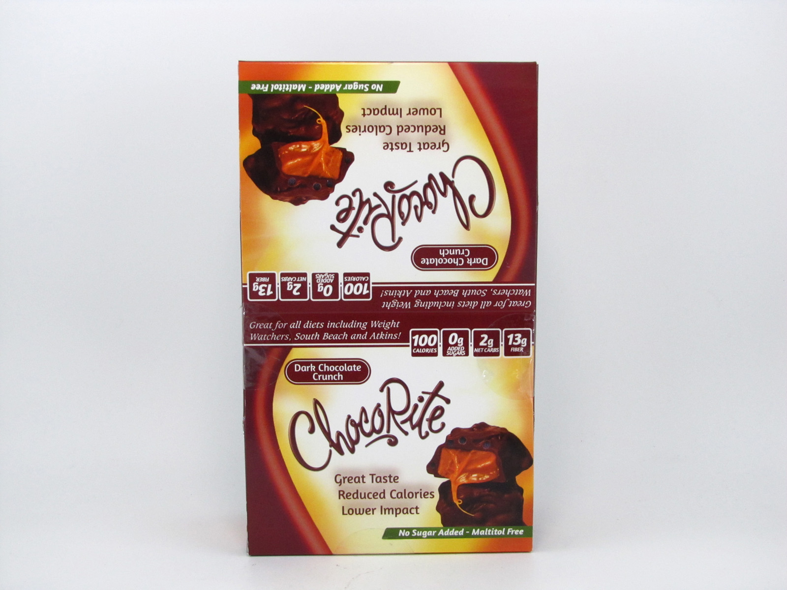 Chocorite Bar (32g) - Dark Chocolate Crunch Box of 16 - front view