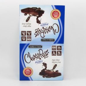 Chocorite Protein Bar ( 34g) - Cookies & Cream Box of 16 - front view