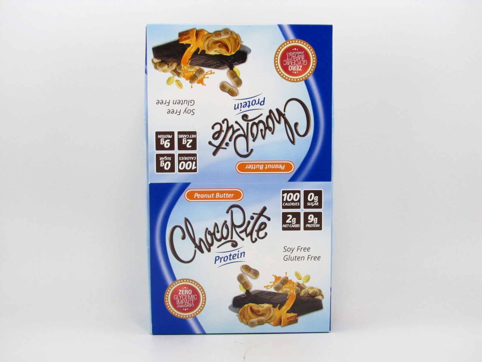 Chocorite Protein Bar ( 34g) - Peanut Butter Box of 16 - front view