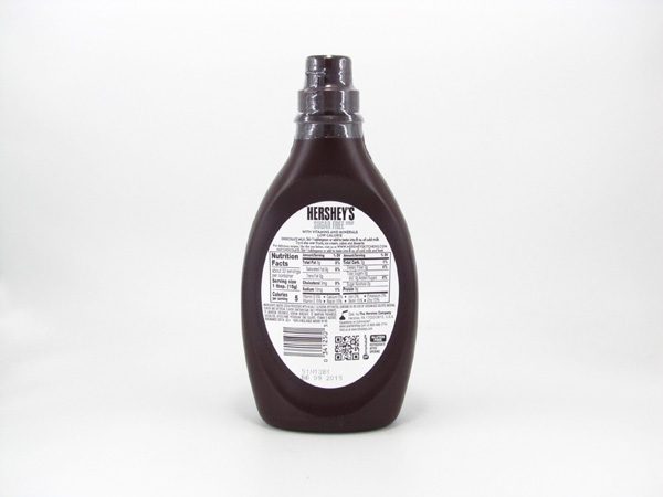 Hershey's Syrup - Chocolate - back view