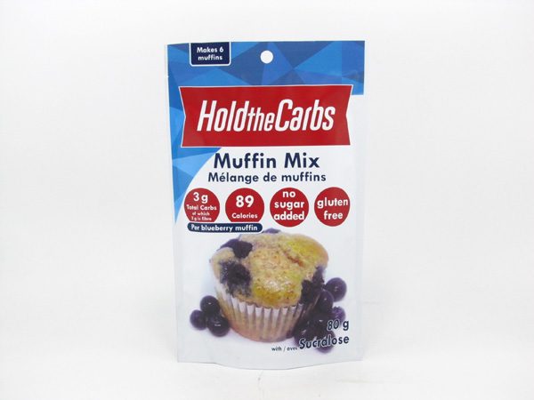 Hold the Carbs - Low Carb Muffin Mix 80g - front view