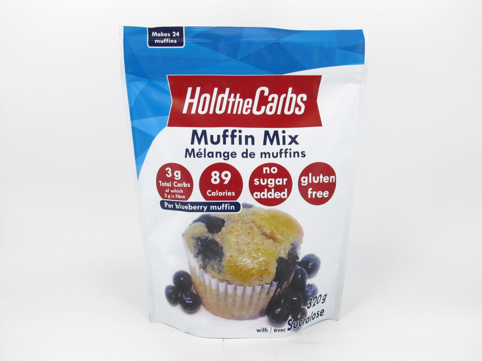 Hold the Carbs - Low Carb Muffin Mix 320g - front view
