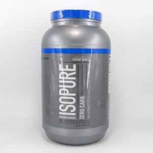 Isopure Whey Protein Shake (3lb)- Creamy Vanilla - front view