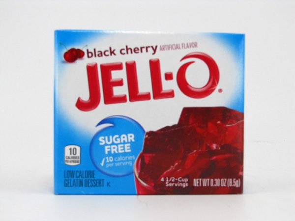Jello - Black Cherry - front view
