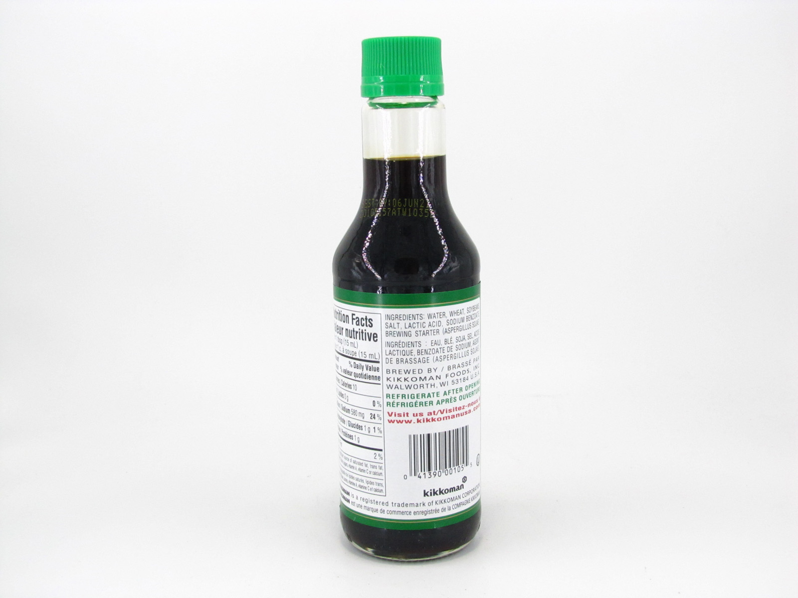 Kikkoman Low Sodium Soy Sauce Ontario Nutrition