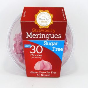 Krunchy Melts Meringues - Strawberry - front view