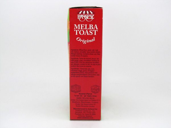 Melba Toast - Original - side2 view