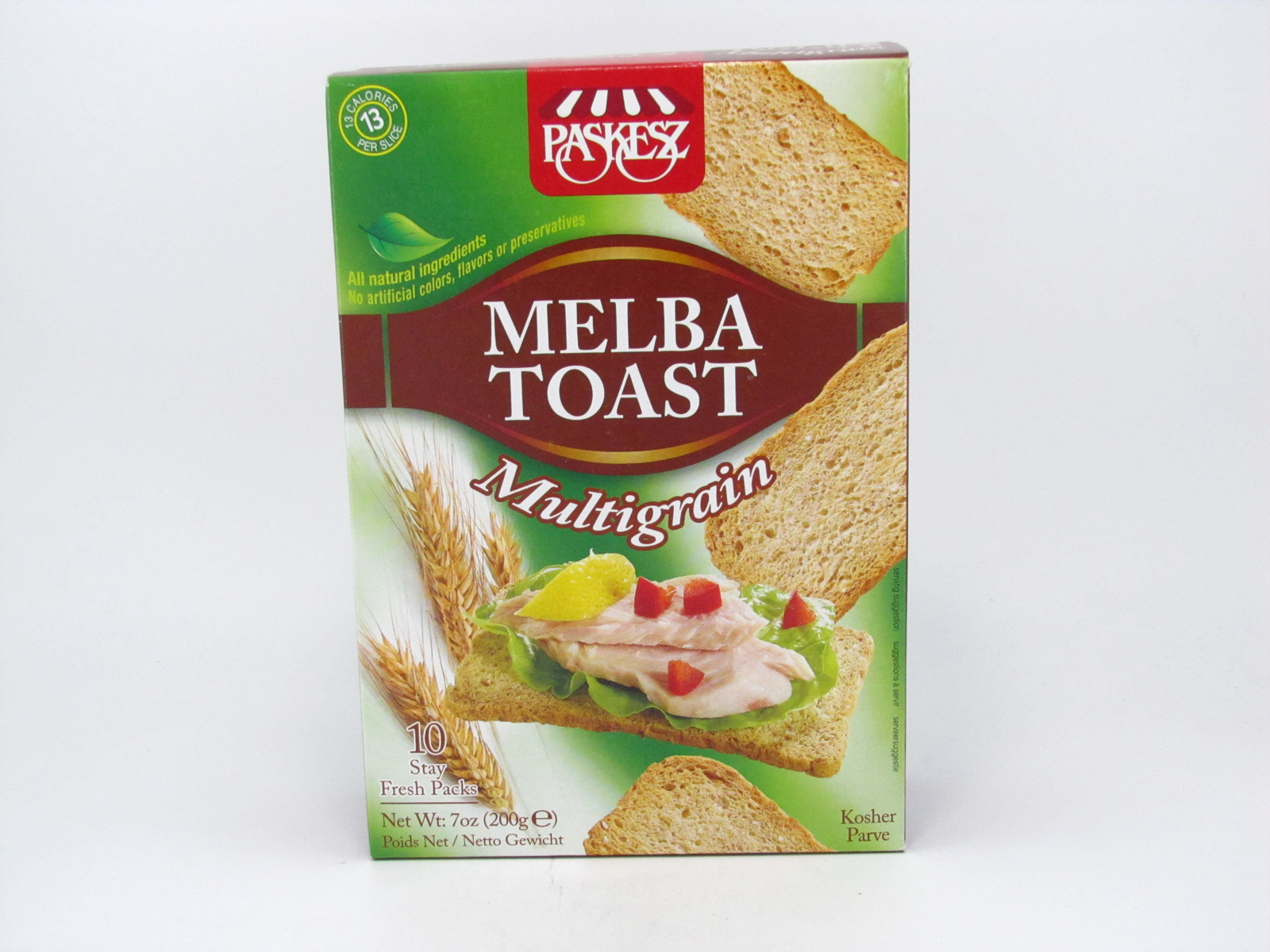 Melba Toast Multigrain Ontario Nutrition