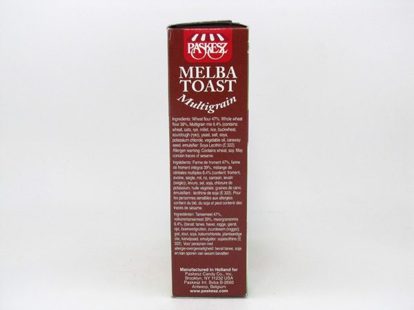 Melba Toast - Multigrain - side2 view