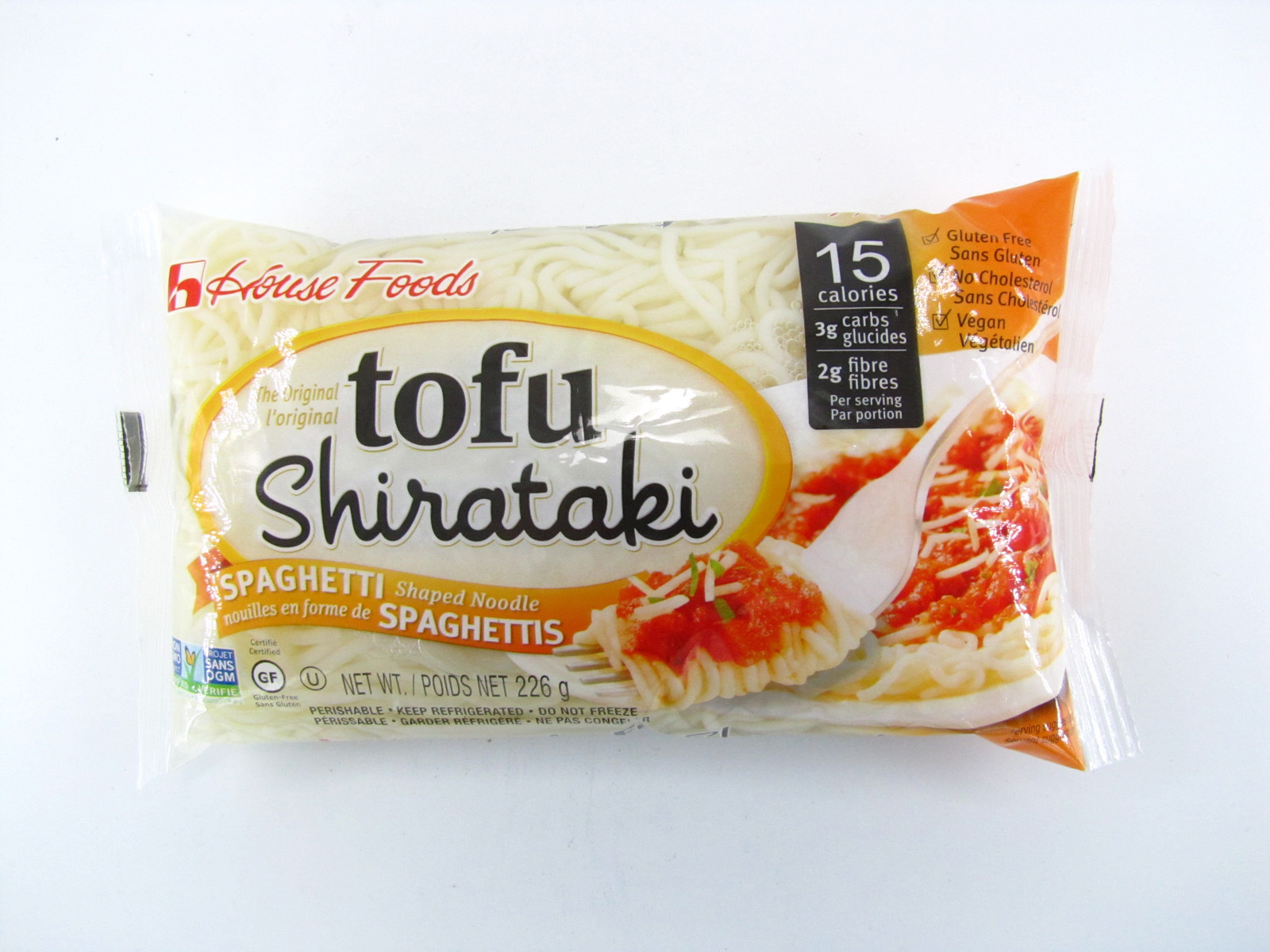 Tofu Shirataki - Spaghetti - front view