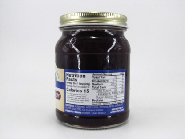 Nature's Hollow Jam - Blueberry - back view