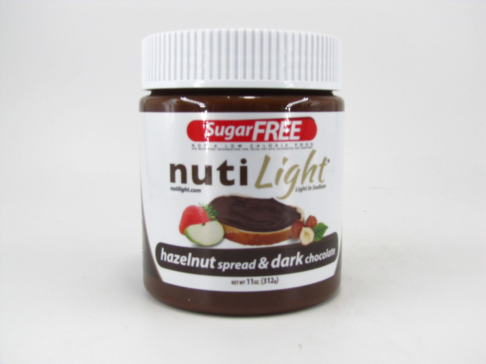 Nuti light - Hazelnut Spread & Dark Chocolate - front view