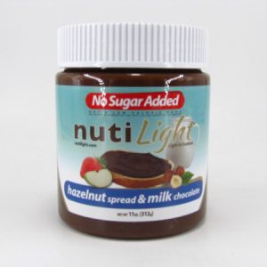 Nuti light - Hazelnut Spread & Milk Chocolate - front view