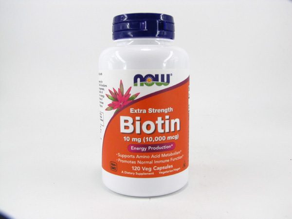 Now Biotin- 120 cap. ( 10000 mcg) - front view